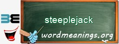 WordMeaning blackboard for steeplejack